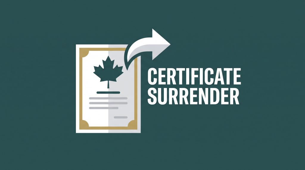 Canadian Citizenship Certificate Surrender Know Your Rights